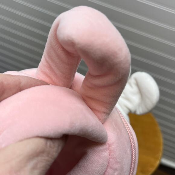 Gloveleya Toddler Stuffed Bunny Pale Pink Soft Backpack 9” - Picture 6 of 11